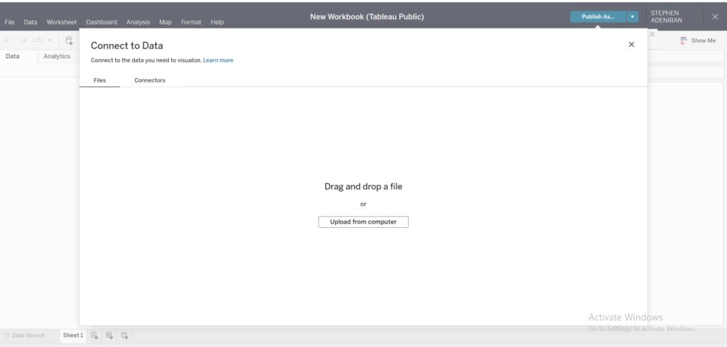 An image showing How to Create Your First Tableau Dashboard